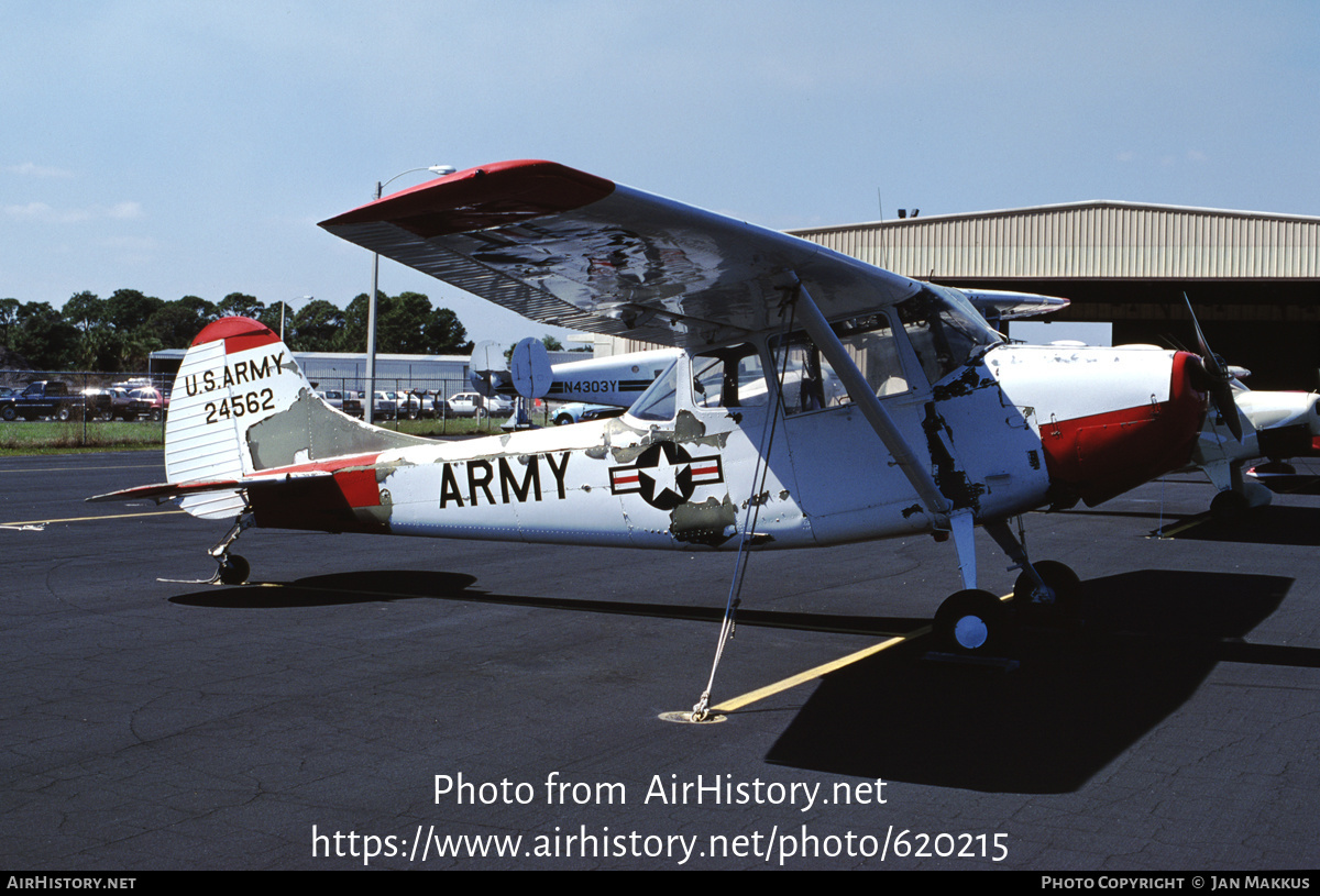 Aircraft Photo of N4431F / 24562 | Cessna O-1E Bird Dog | USA - Army | AirHistory.net #620215