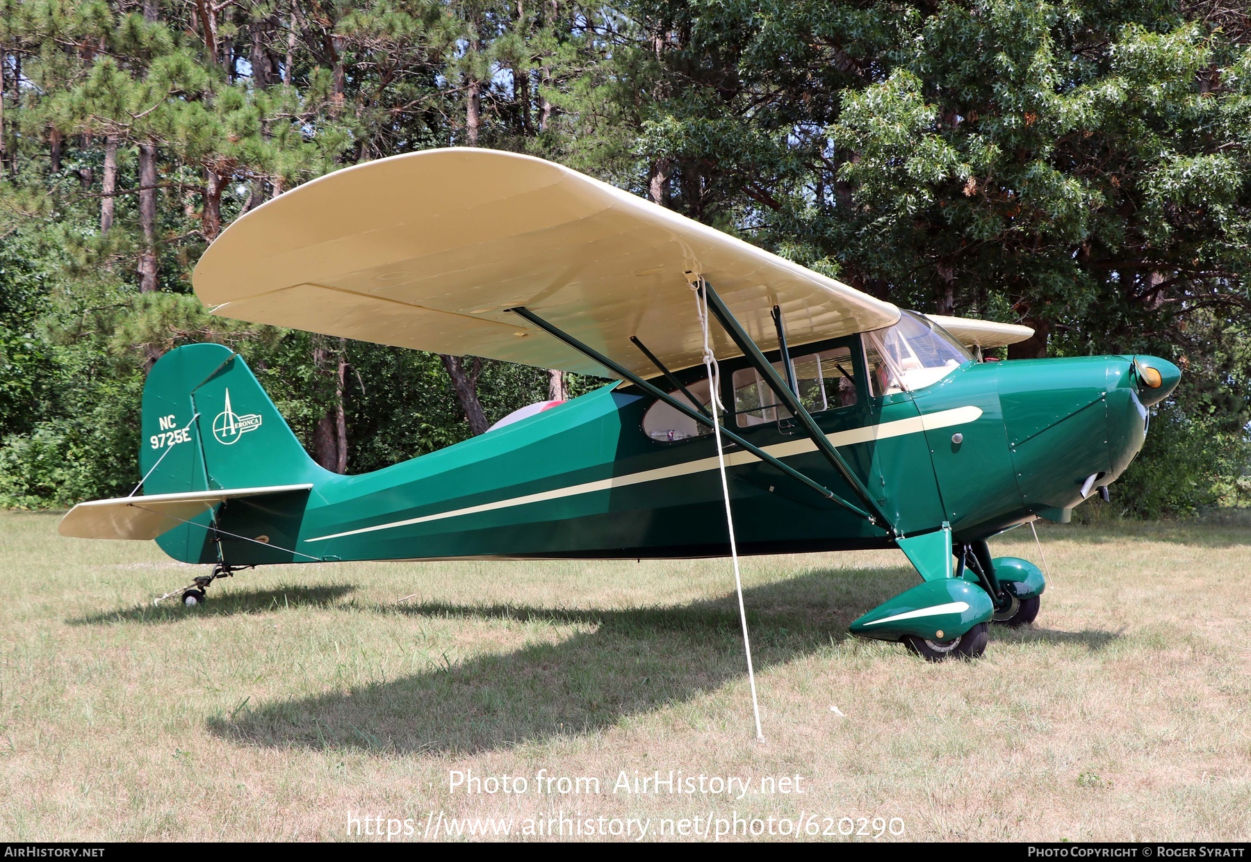 Aircraft Photo of N9725E / NC9725E | Aeronca 11AC Chief | AirHistory.net #620290