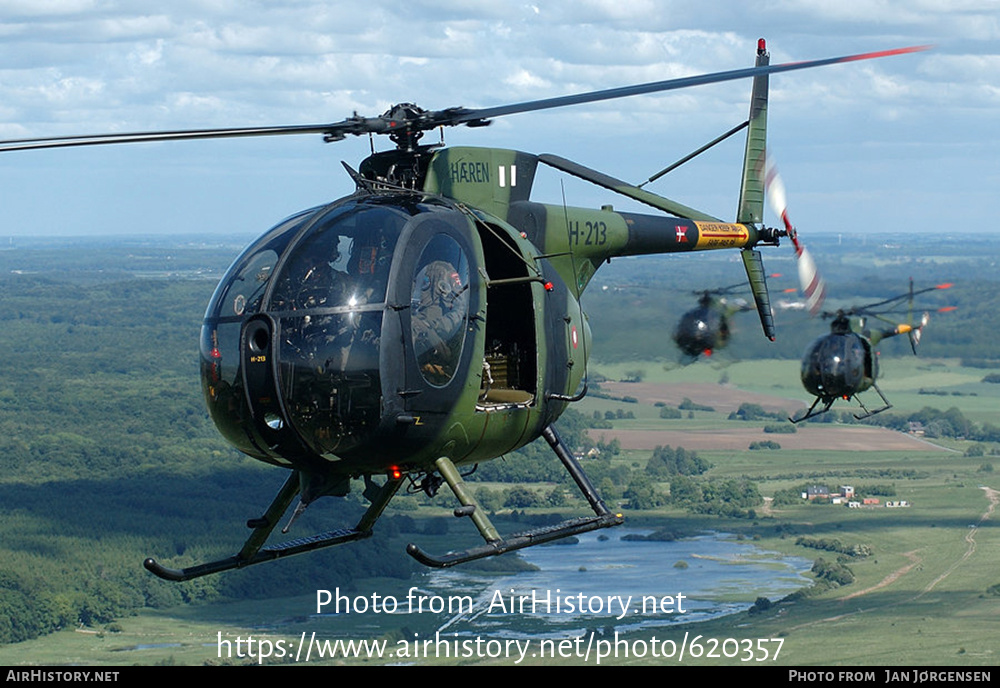 Aircraft Photo of H-213 | Hughes 500M (369HM) | Denmark - Army | AirHistory.net #620357