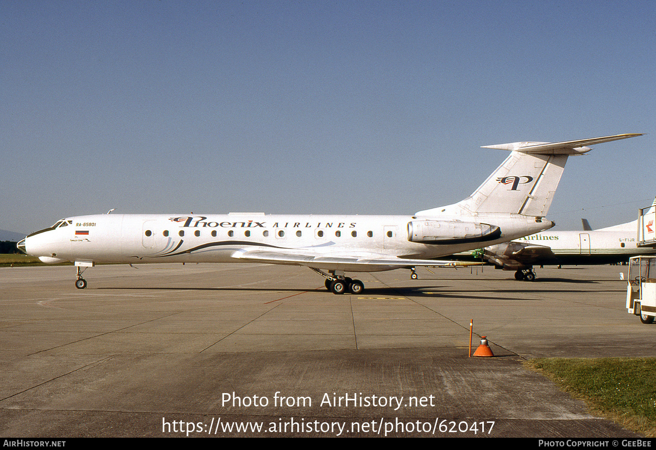 Aircraft Photo of RA-65801 | Tupolev Tu-134A | Phoenix Airlines | AirHistory.net #620417