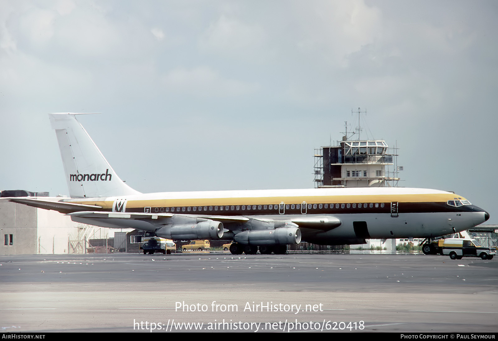 Aircraft Photo of G-AZKM | Boeing 720-051B | Monarch Airlines | AirHistory.net #620418