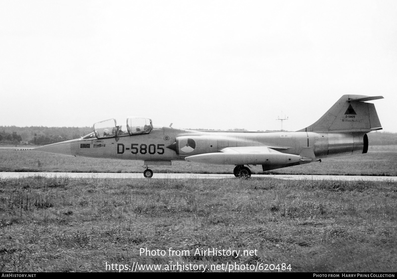 Aircraft Photo of D-5805 | Lockheed TF-104G Starfighter | Netherlands - Air Force | AirHistory.net #620484