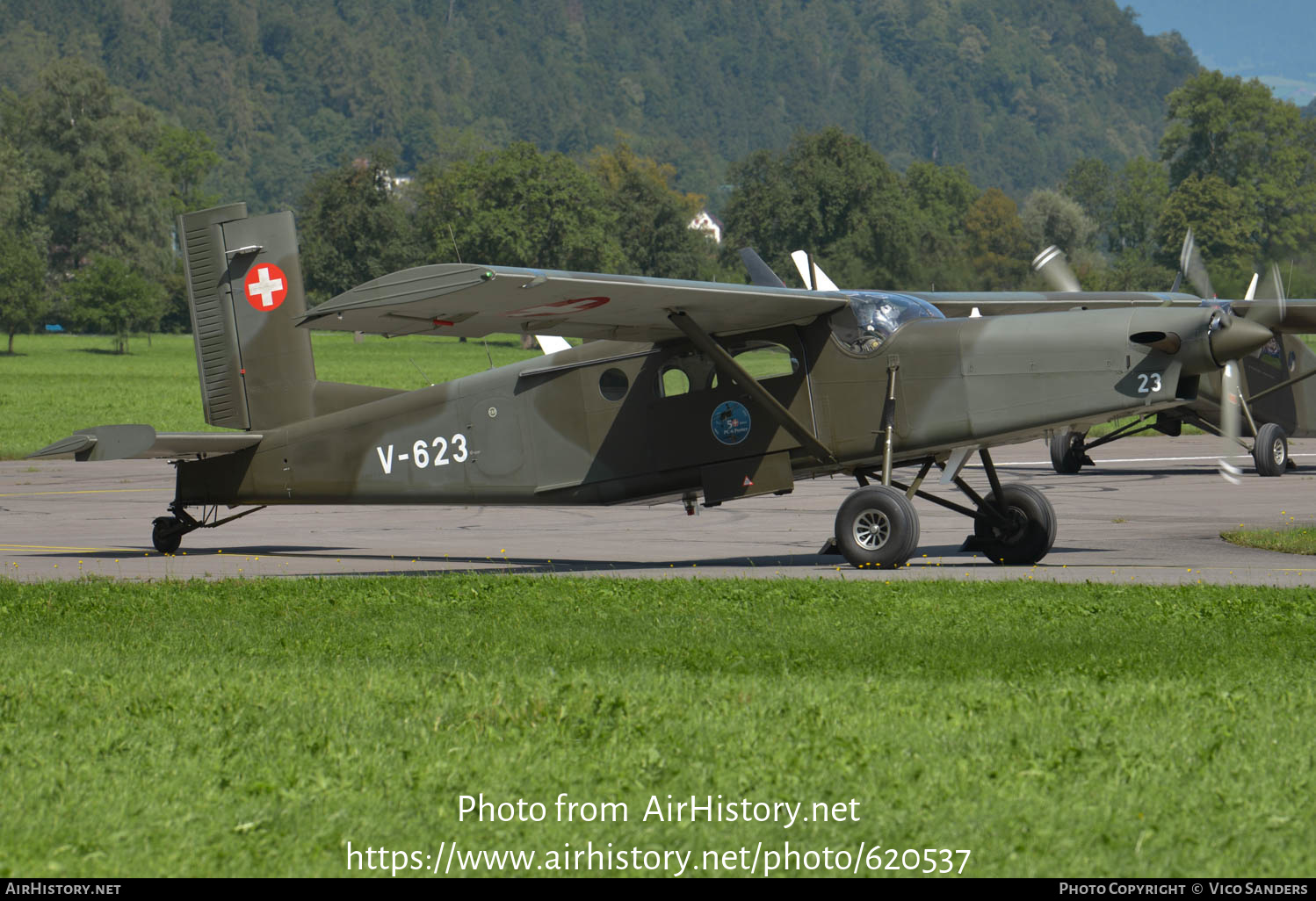 Aircraft Photo of V-623 | Pilatus PC-6/B2-H2M-1 Turbo Porter | Switzerland - Air Force | AirHistory.net #620537