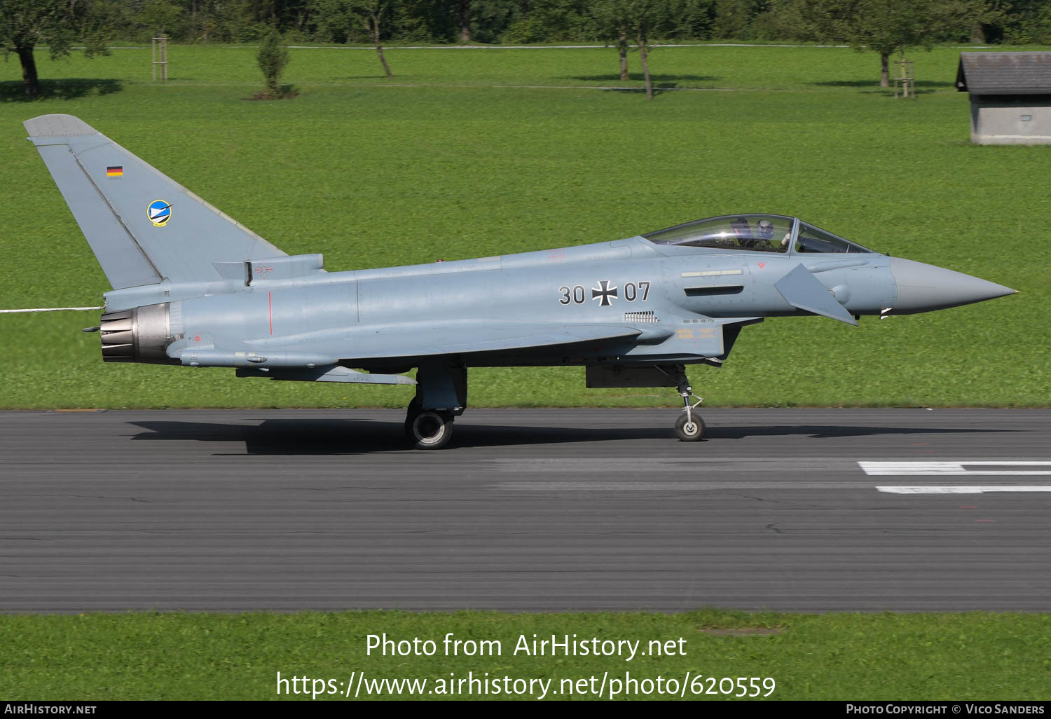 Aircraft Photo of 3007 | Eurofighter EF-2000 Typhoon S | Germany - Air Force | AirHistory.net #620559