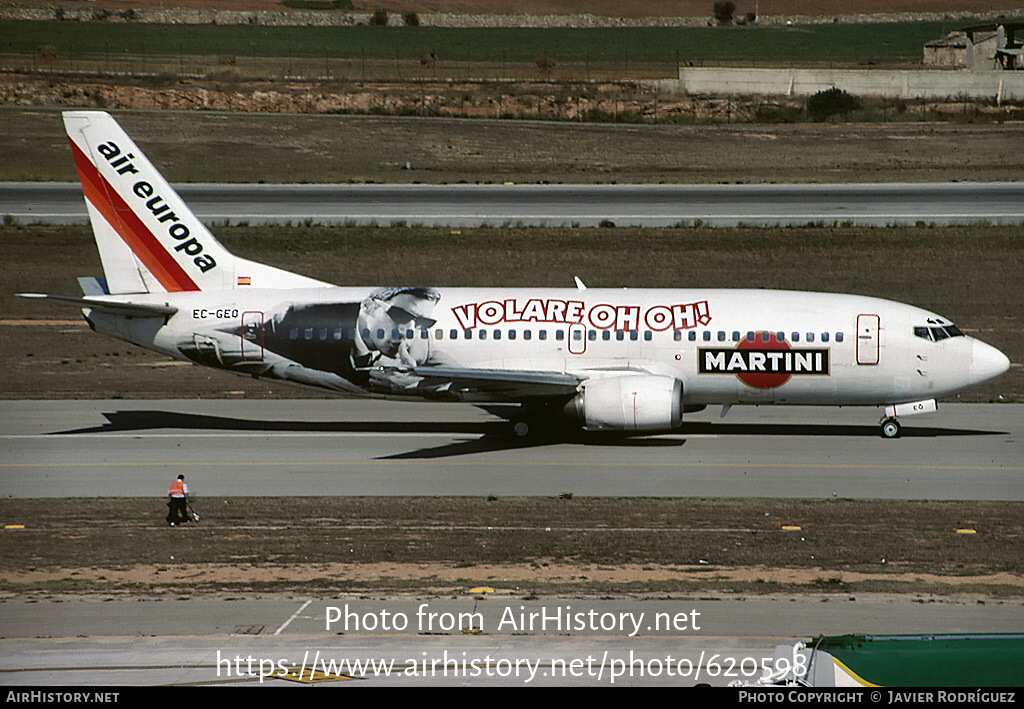 Aircraft Photo of EC-GEQ | Boeing 737-3Y0 | Air Europa | AirHistory.net #620598