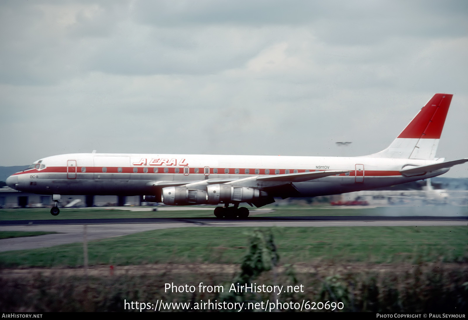 Aircraft Photo of N9110V | Douglas DC-8-55CF Jet Trader | Aeral - Aeronautica Alessandrina | AirHistory.net #620690