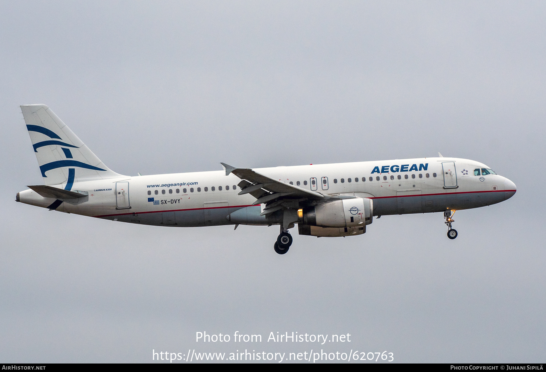 Aircraft Photo of SX-DVY | Airbus A320-232 | Aegean Airlines | AirHistory.net #620763