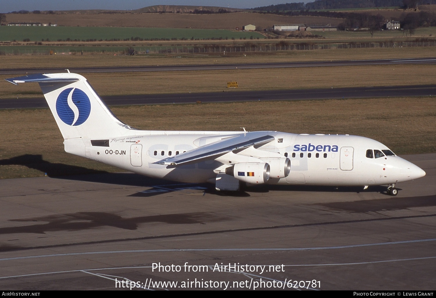 Aircraft Photo of OO-DJN | British Aerospace Avro 146-RJ85 | Sabena | AirHistory.net #620781