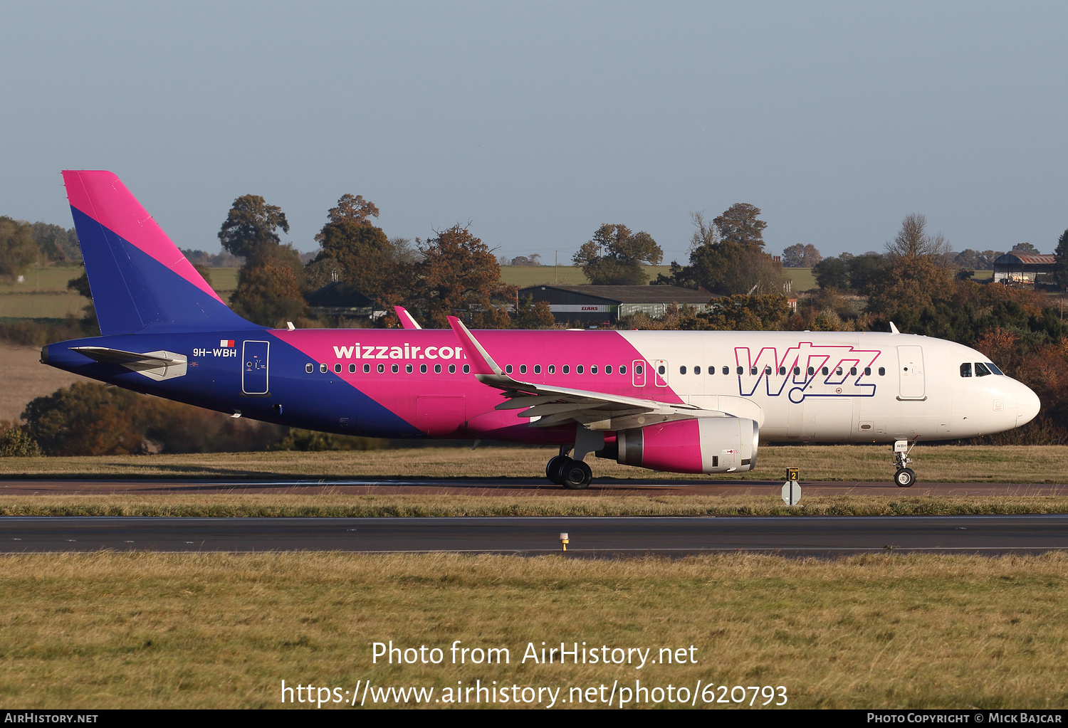 Aircraft Photo of 9H-WBH | Airbus A320-232 | Wizz Air | AirHistory.net #620793