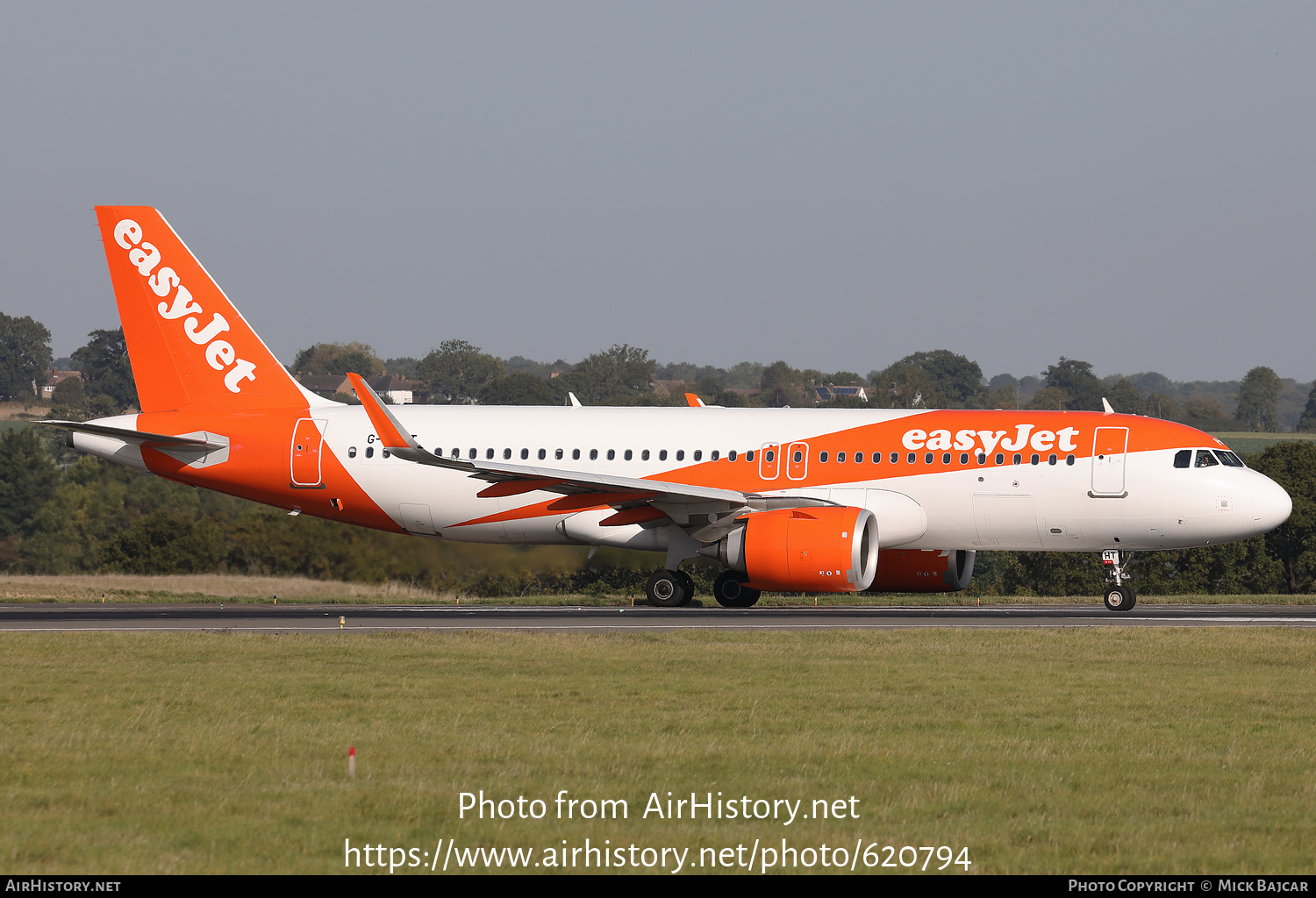 Aircraft Photo of G-UZHT | Airbus A320-251N | EasyJet | AirHistory.net #620794