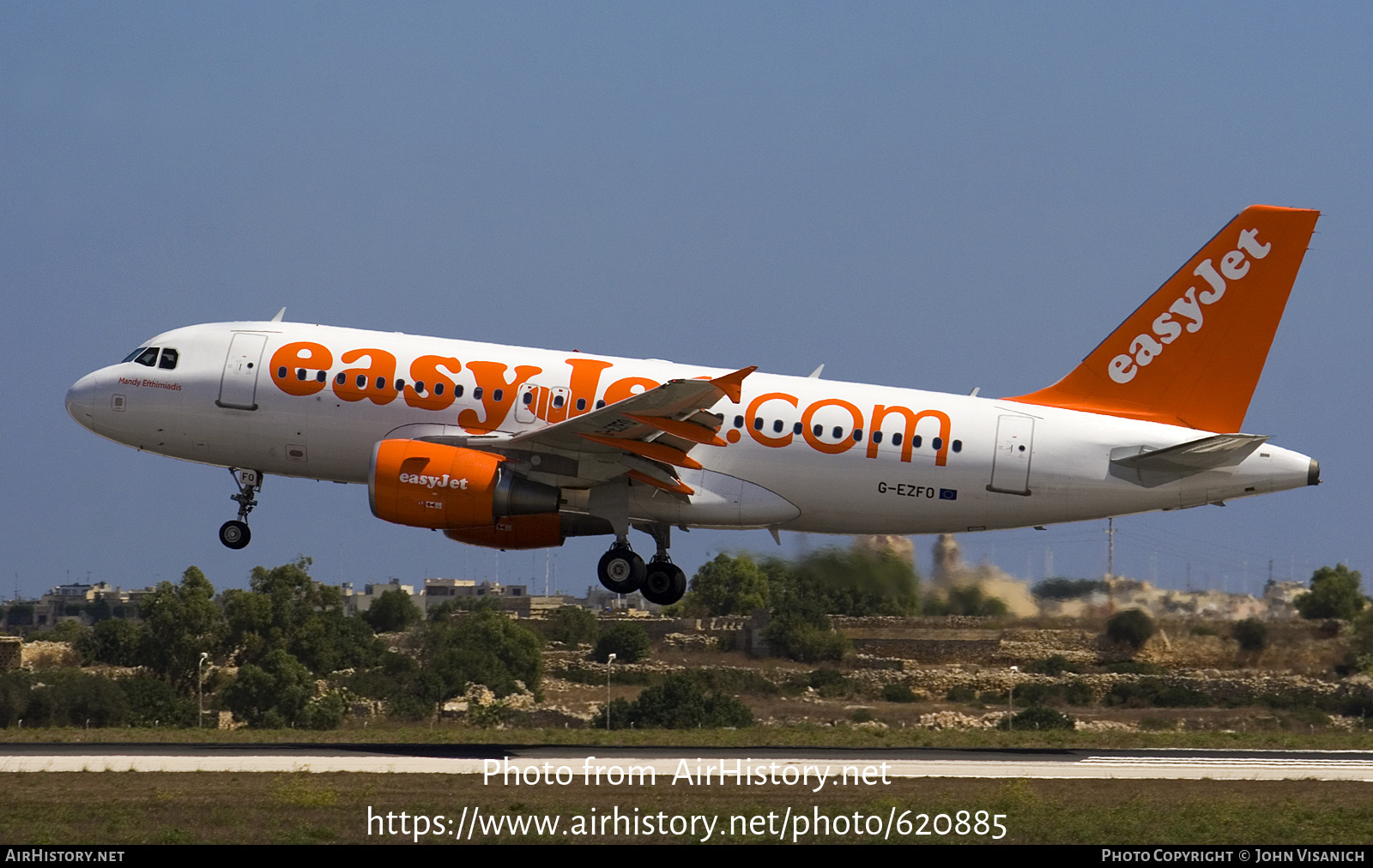 Aircraft Photo of G-EZFO | Airbus A319-111 | EasyJet | AirHistory.net #620885