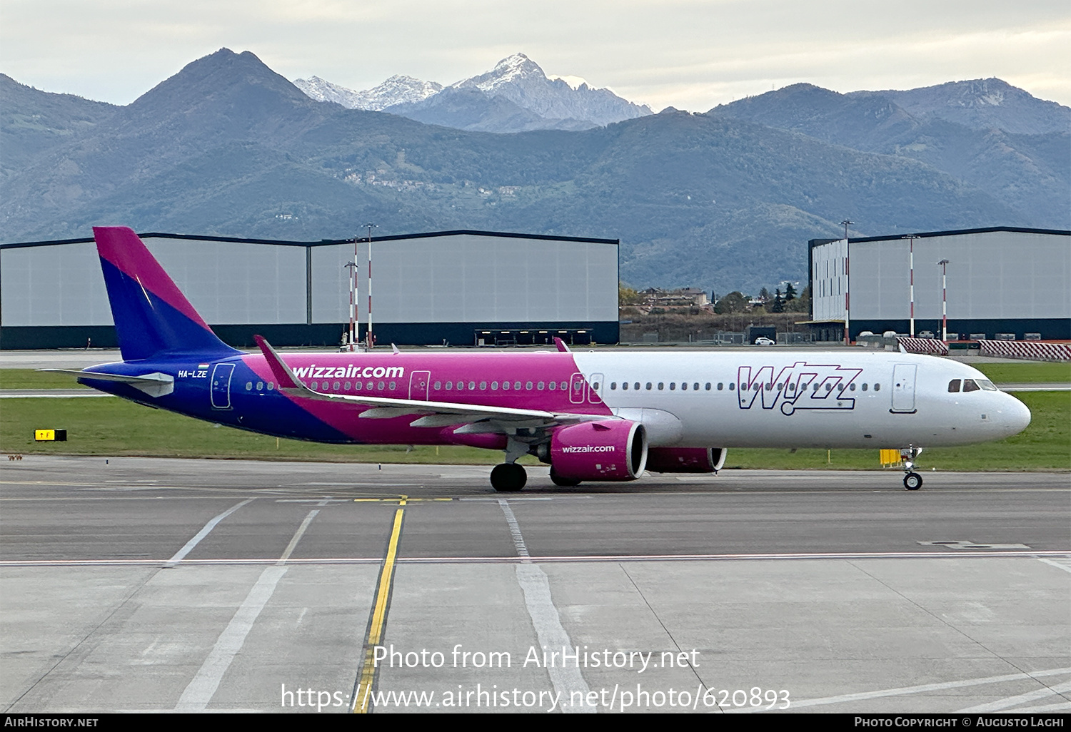 Aircraft Photo of HA-LZE | Airbus A321-271NX | Wizz Air | AirHistory.net #620893