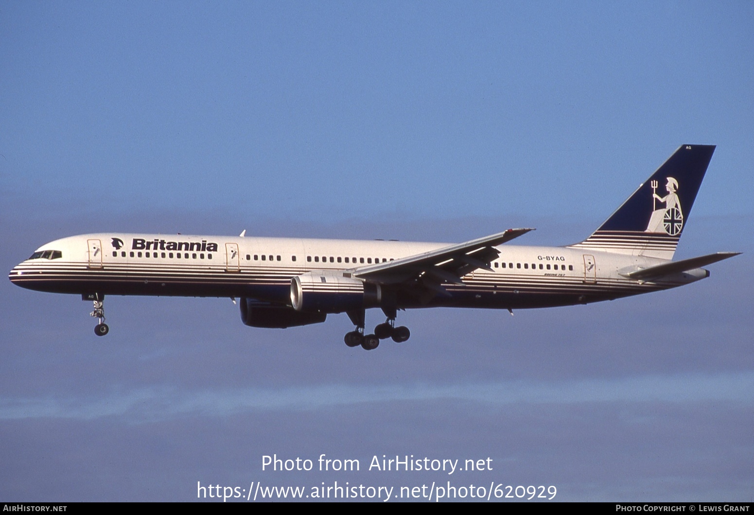 Aircraft Photo of G-BYAG | Boeing 757-204 | Britannia Airways | AirHistory.net #620929