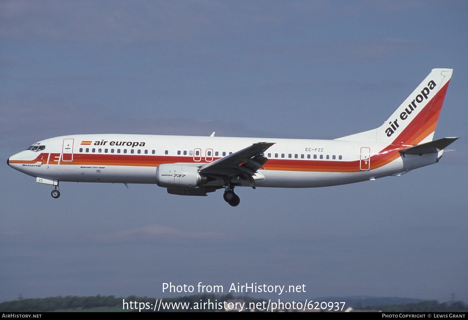 Aircraft Photo Of EC-FZZ | Boeing 737-4Y0 | Air Europa | AirHistory.net ...