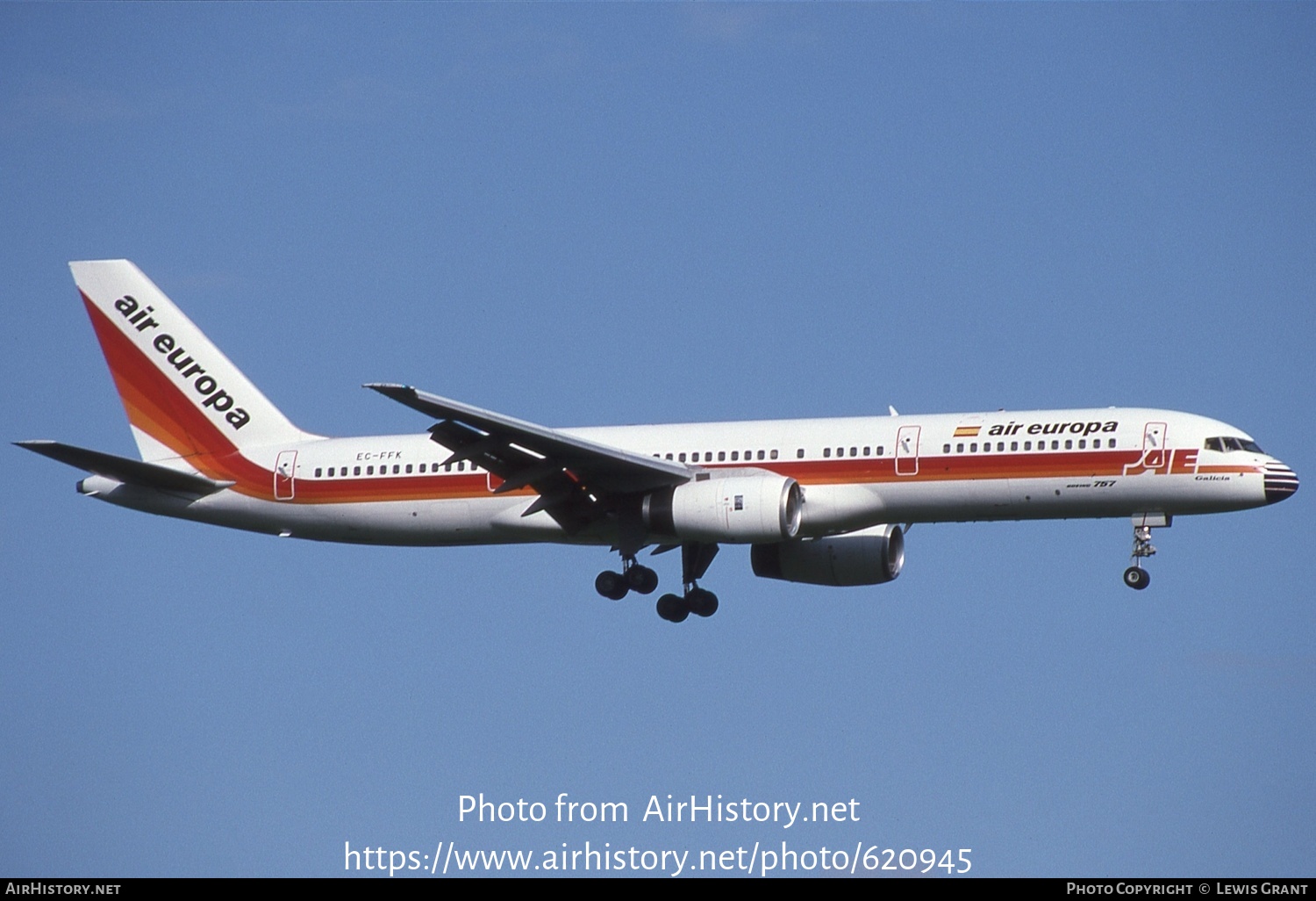 Aircraft Photo of EC-FFK | Boeing 757-236 | Air Europa | AirHistory.net #620945