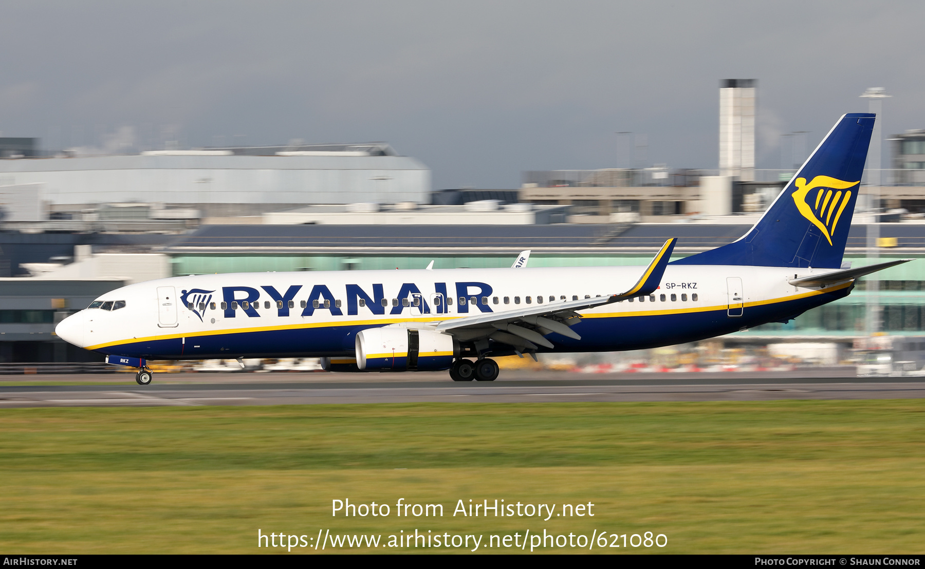 Aircraft Photo of SP-RKZ | Boeing 737-8AS | Ryanair | AirHistory.net #621080