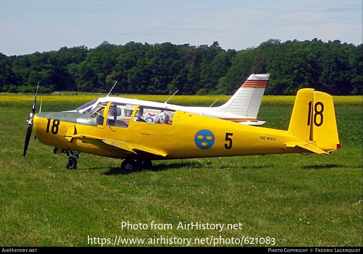 Aircraft Photo of SE-KVU / 50018 | Saab 91B Safir | Sweden - Air Force | AirHistory.net #621083
