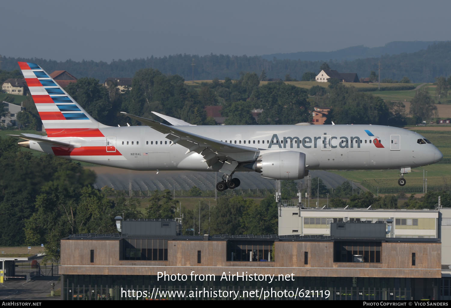 Aircraft Photo of N818AL | Boeing 787-8 Dreamliner | American Airlines | AirHistory.net #621119