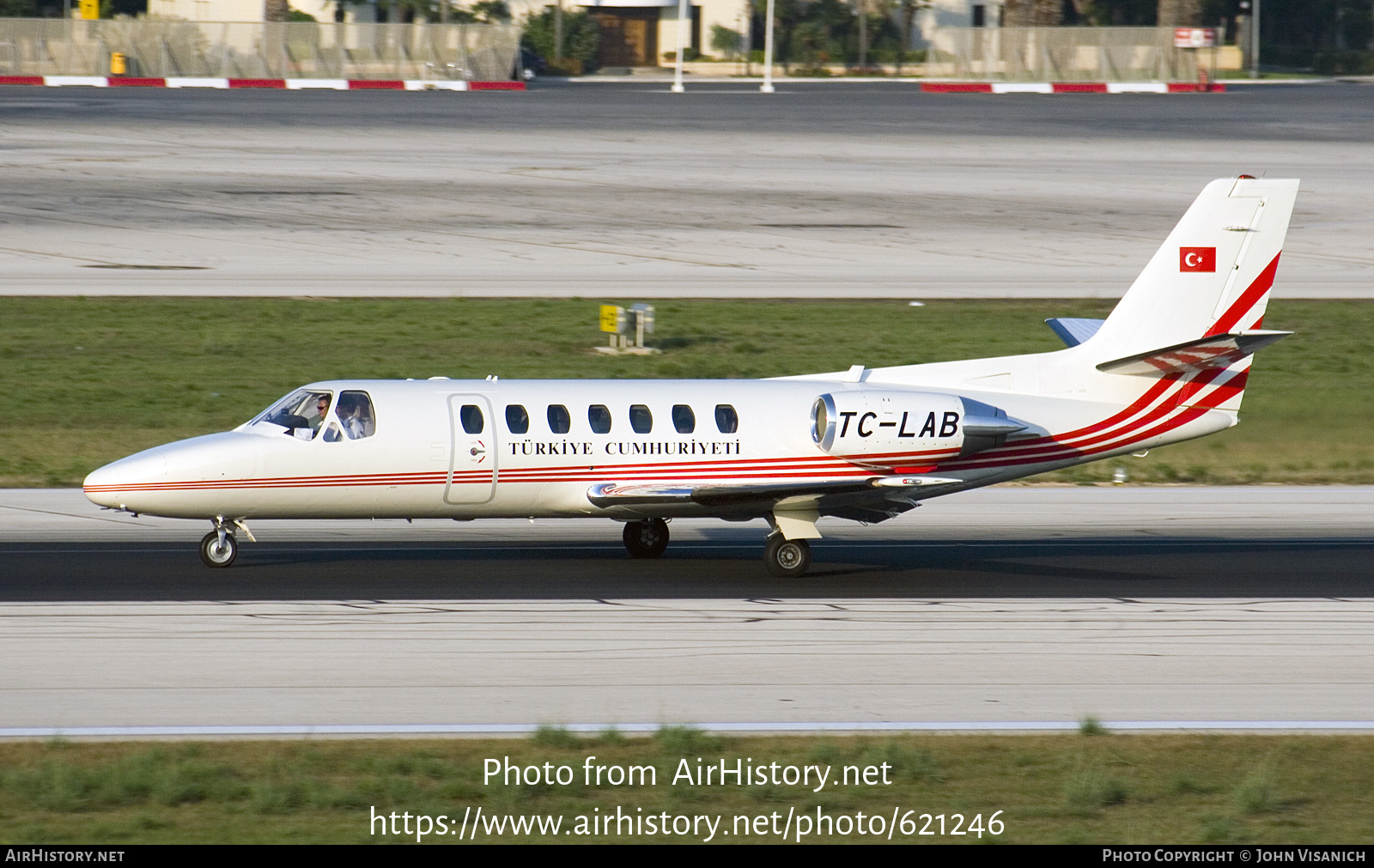 Aircraft Photo of TC-LAB | Cessna 560 Citation V | Turkey Government | AirHistory.net #621246