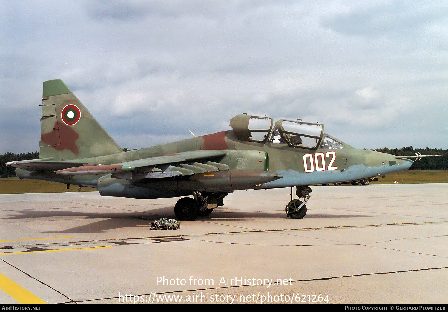 Aircraft Photo of 002 | Sukhoi Su-25UBK | Bulgaria - Air Force | AirHistory.net #621264