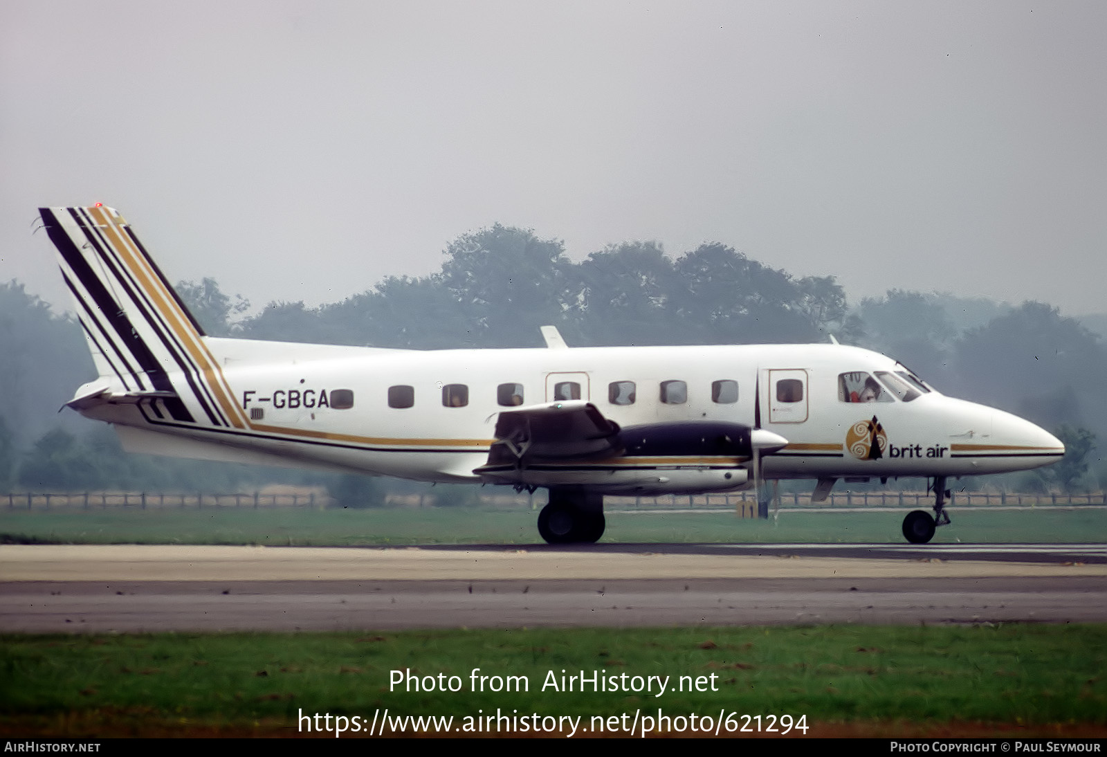 Aircraft Photo of F-GBGA | Embraer EMB-110P2 Bandeirante | Brit Air | AirHistory.net #621294