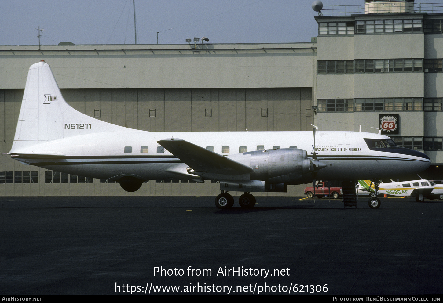 Aircraft Photo of N51211 | Convair 580 | ERIM - Environmental Research Institute of Michigan | AirHistory.net #621306