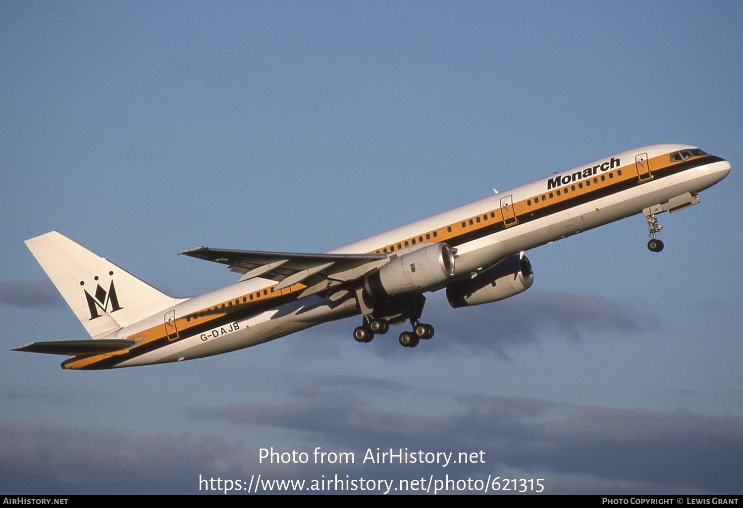 Aircraft Photo of G-DAJB | Boeing 757-2T7 | Monarch Airlines | AirHistory.net #621315