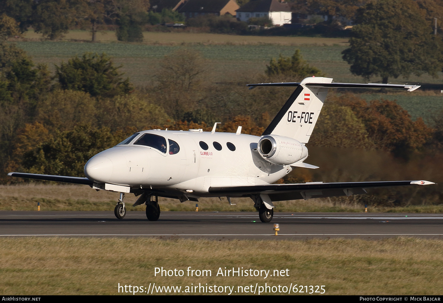 Aircraft Photo of OE-FOE | Cessna 510 Citation Mustang | GlobeAir | AirHistory.net #621325