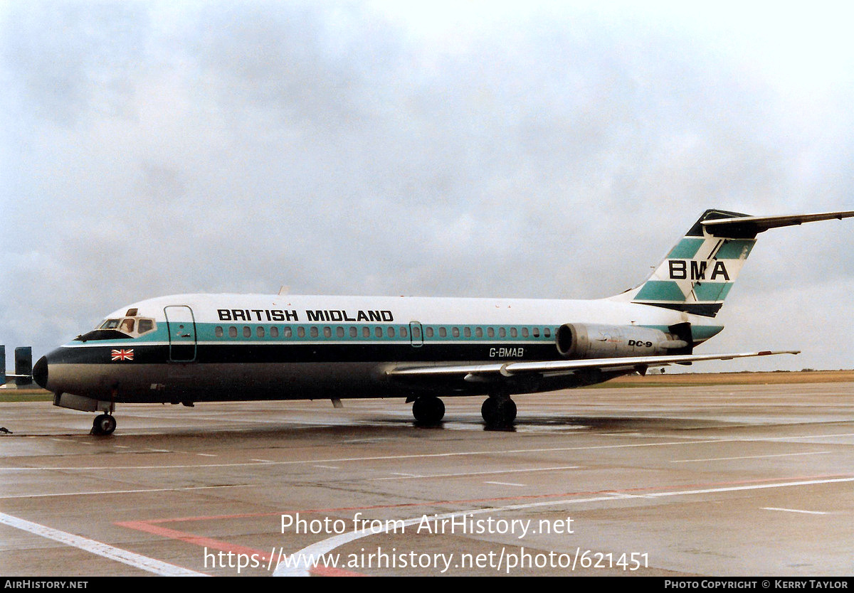 Aircraft Photo of G-BMAB | Douglas DC-9-15 | British Midland Airways - BMA | AirHistory.net #621451