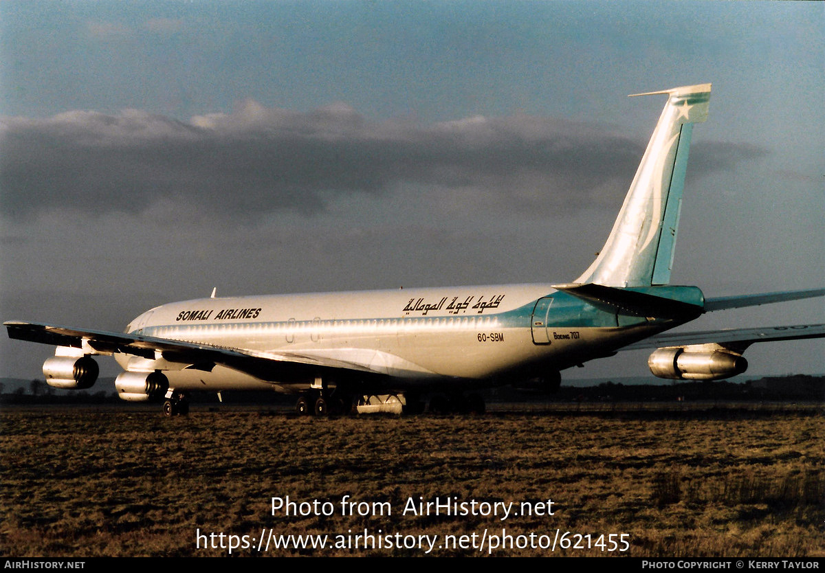 Aircraft Photo of 6O-SBM | Boeing 707-338C | Somali Airlines | AirHistory.net #621455