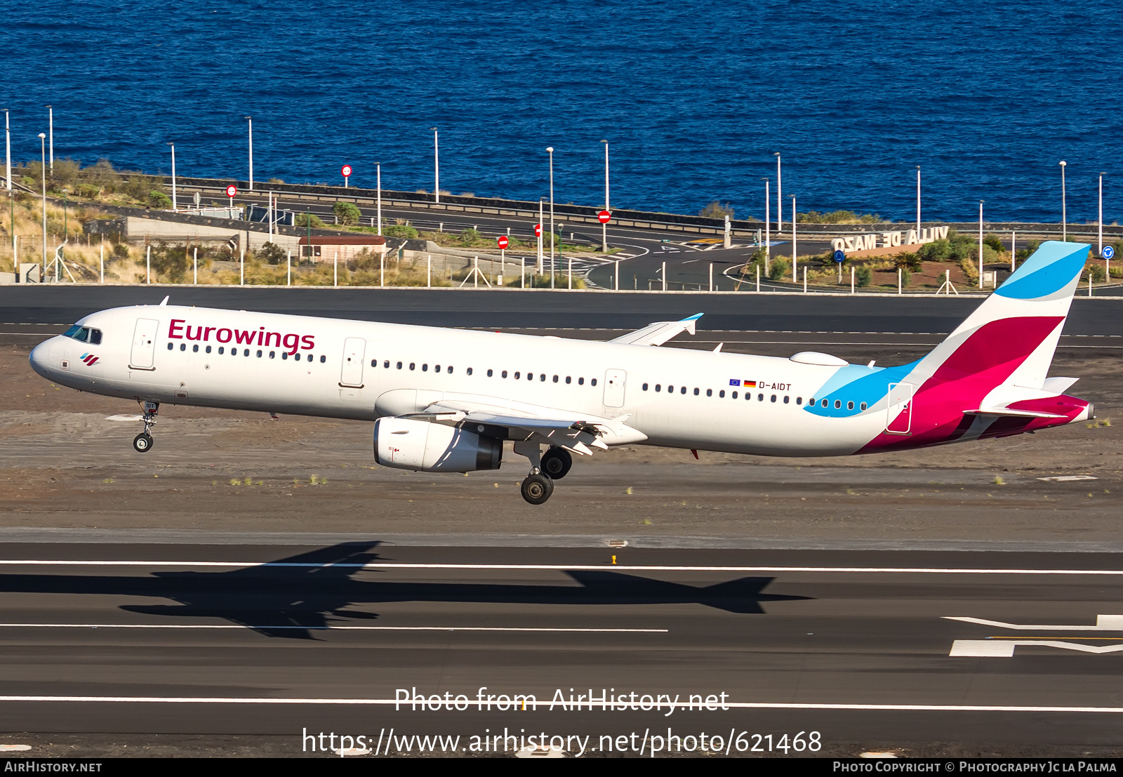 Aircraft Photo of D-AIDT | Airbus A321-231 | Eurowings | AirHistory.net #621468