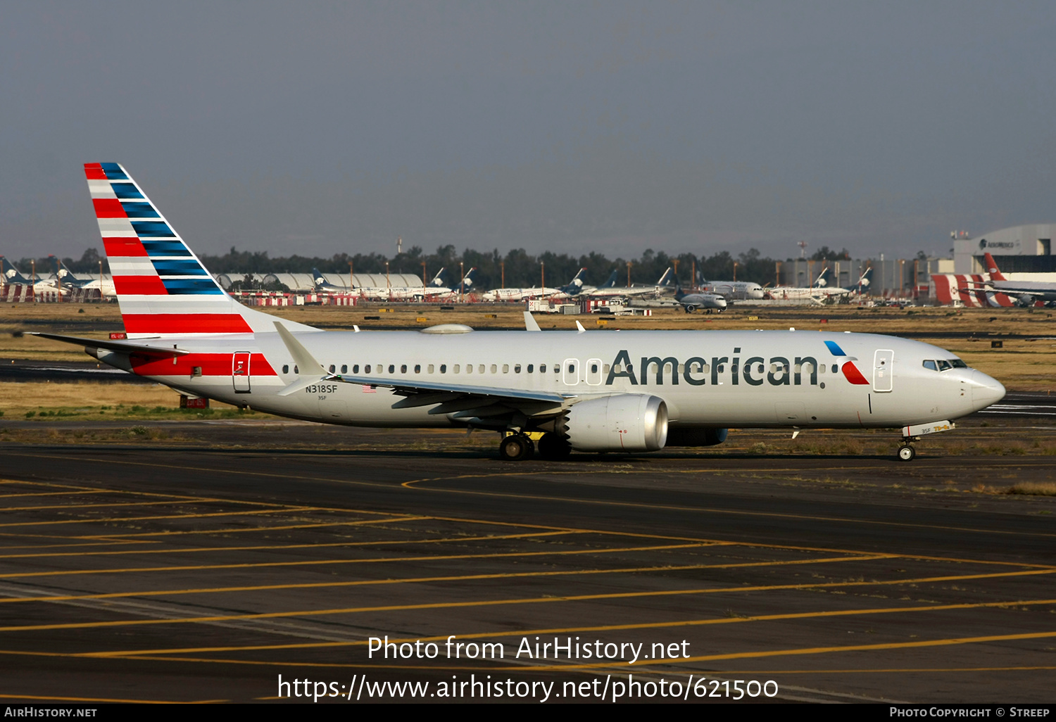 Aircraft Photo of N318SF | Boeing 737-8 Max 8 | American Airlines | AirHistory.net #621500