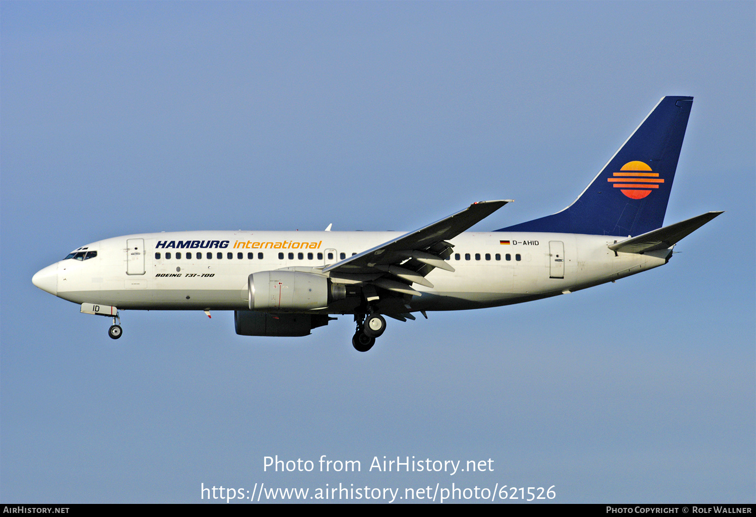 Aircraft Photo of D-AHID | Boeing 737-73S | Hamburg International | AirHistory.net #621526