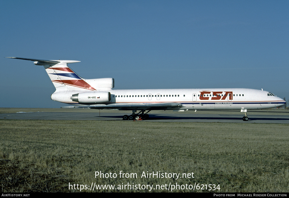 Aircraft Photo of OK-UCE | Tupolev Tu-154M | ČSA - Czech Airlines | AirHistory.net #621534