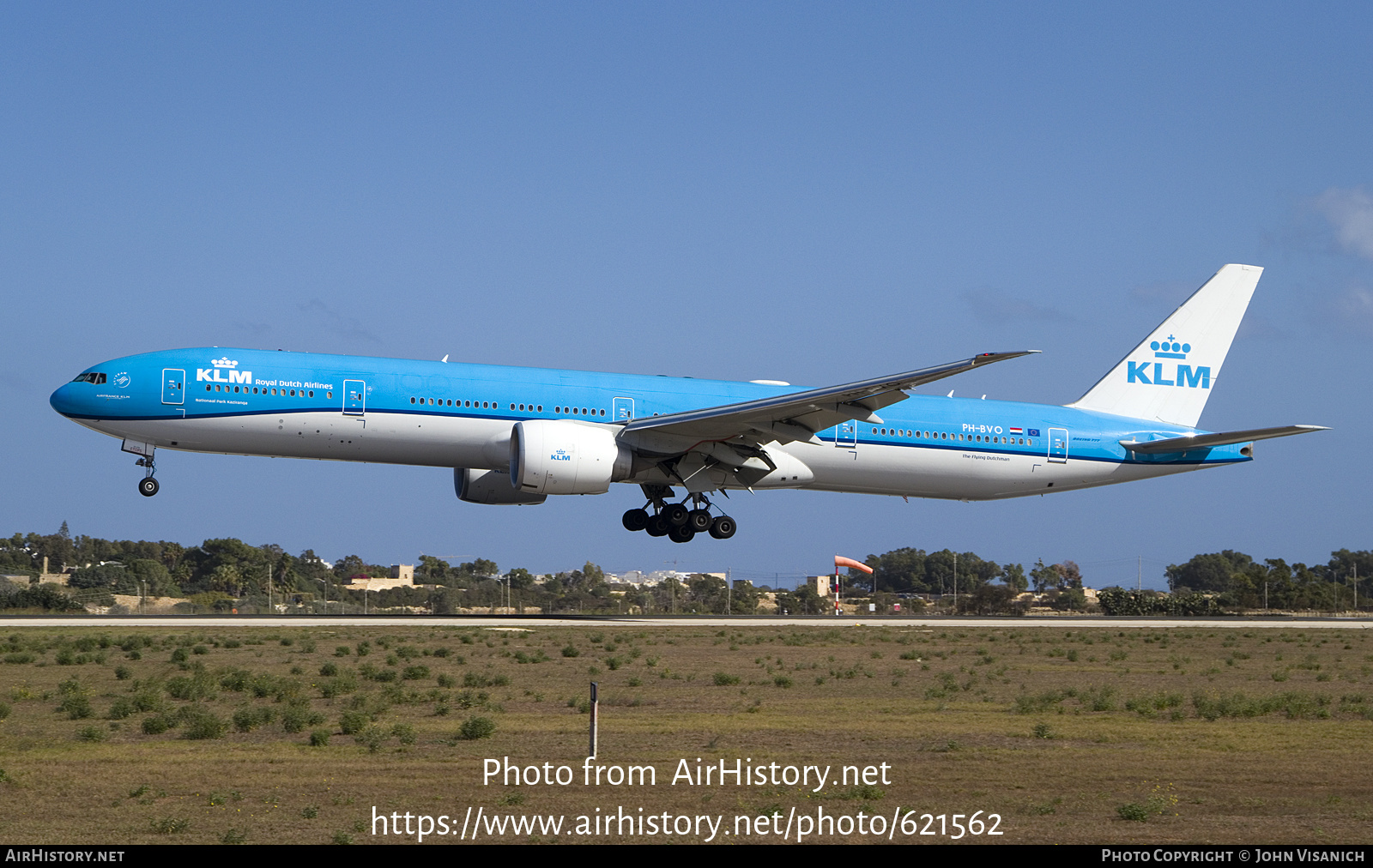 Aircraft Photo of PH-BVO | Boeing 777-306/ER | KLM - Royal Dutch Airlines | AirHistory.net #621562