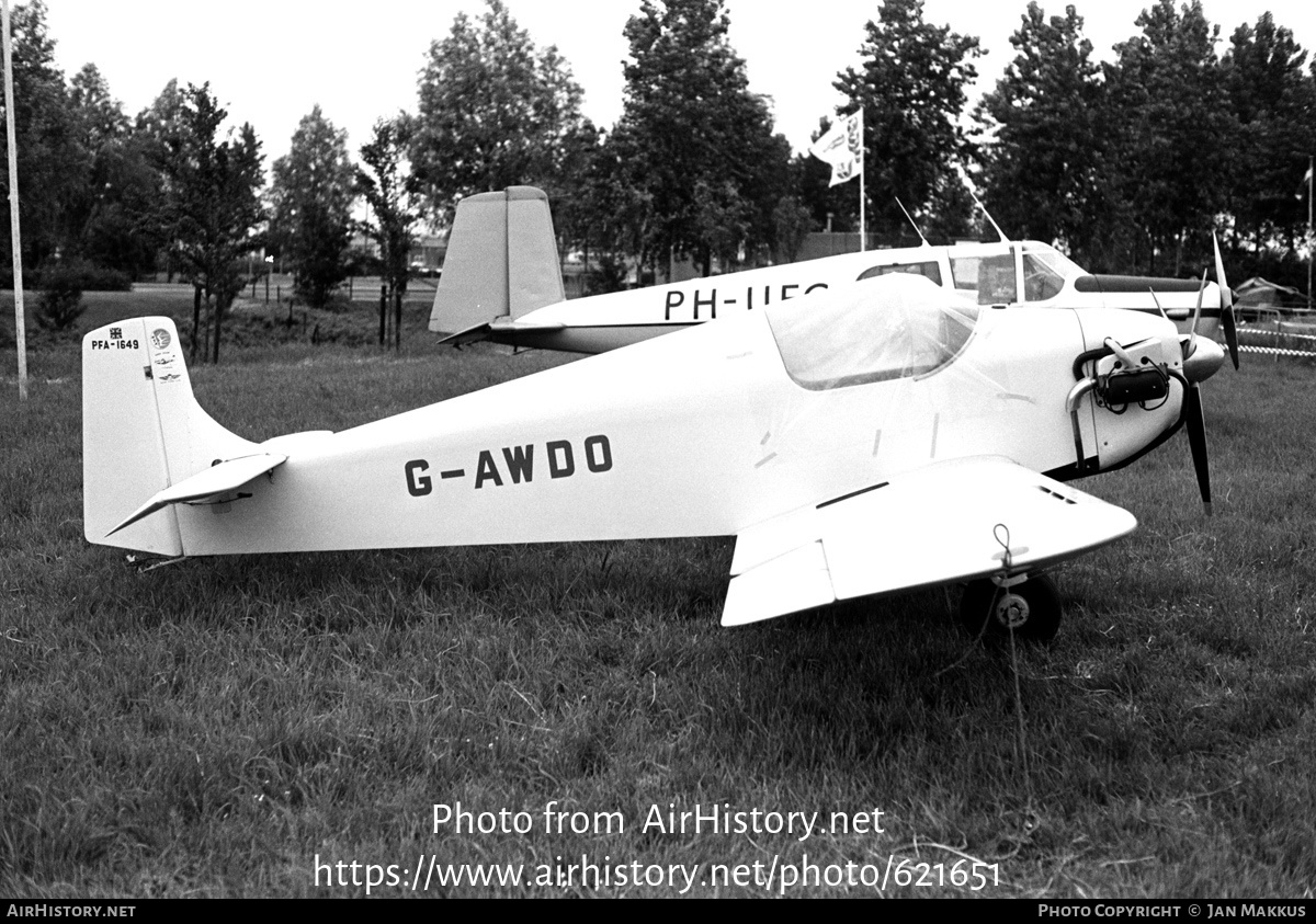 Aircraft Photo of G-AWDO | Druine D-31 Turbulent | AirHistory.net #621651