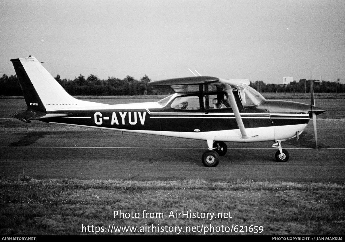 Aircraft Photo of G-AYUV | Reims F172H Skyhawk | AirHistory.net #621659