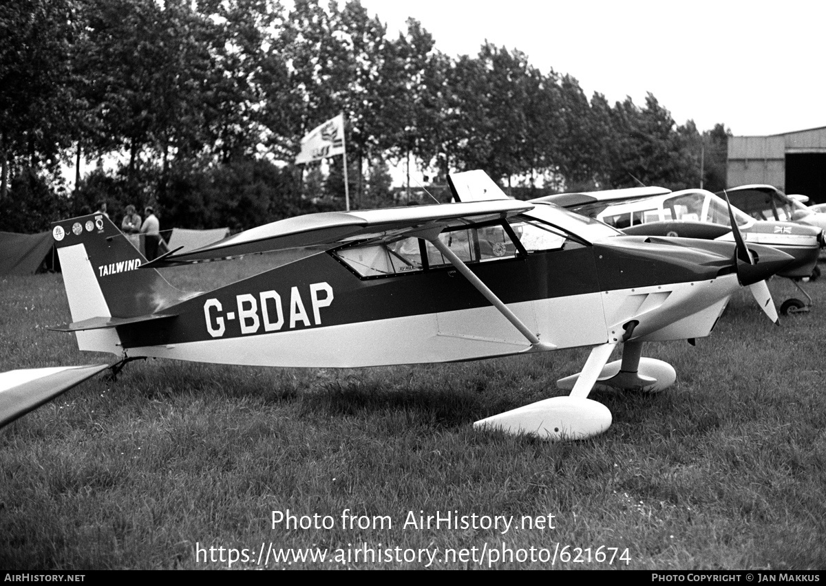 Aircraft Photo of G-BDAP | Wittman W-8 Tailwind | AirHistory.net #621674