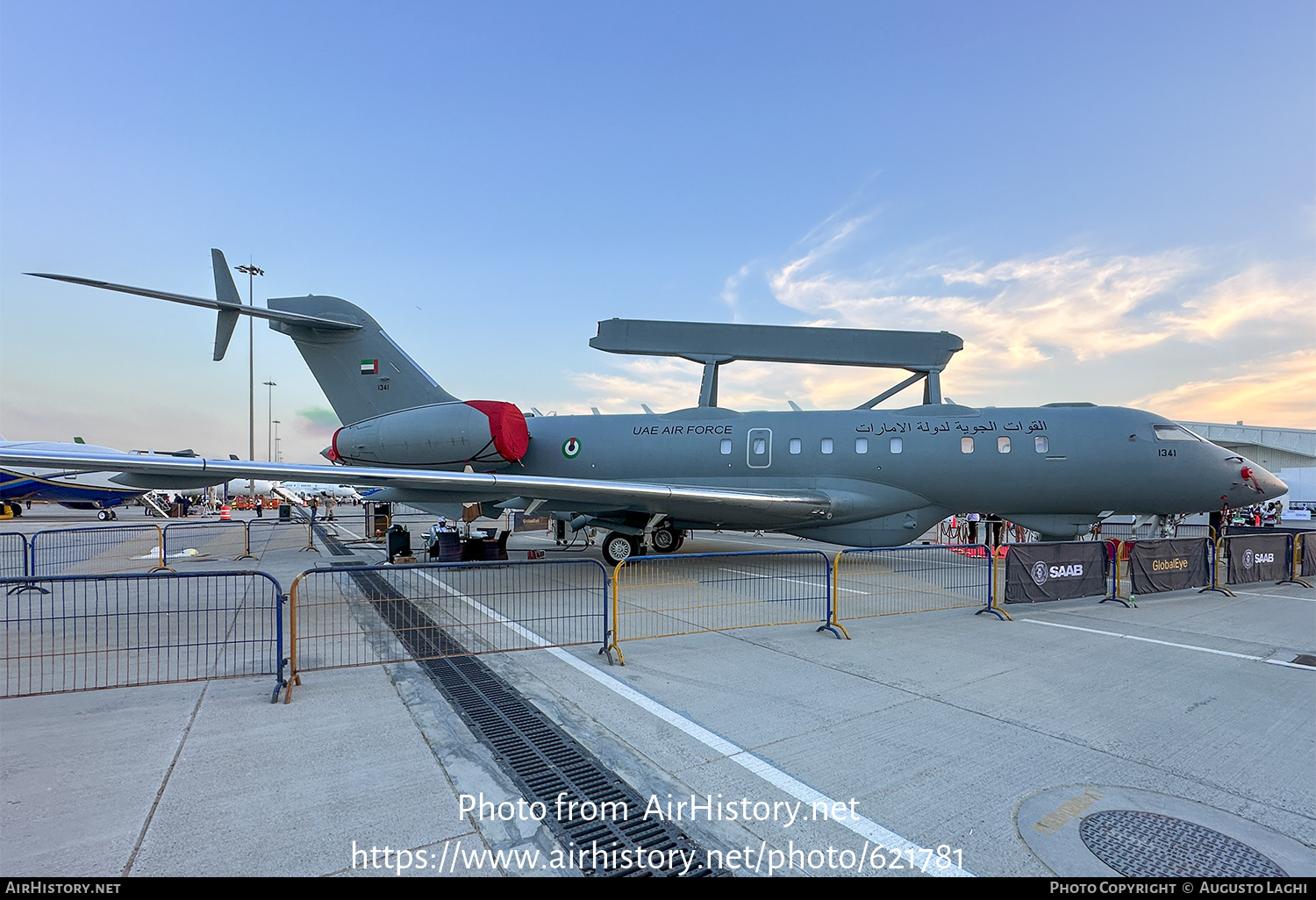 Aircraft Photo of 1341 | Bombardier Global 6000 GlobalEye (BD-700-1A10) | United Arab Emirates - Air Force | AirHistory.net #621781