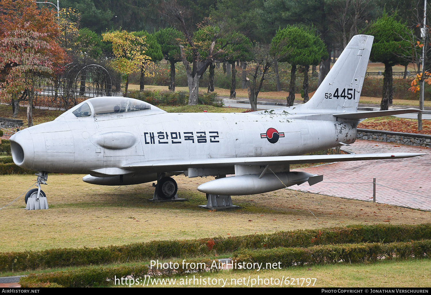 Aircraft Photo of 52-4451 | North American RF-86F Sabre | South Korea - Air Force | AirHistory.net #621797