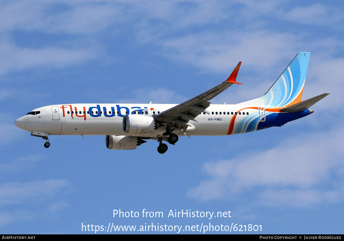 Aircraft Photo of A6-FMG | Boeing 737-8 Max 8 | Flydubai | AirHistory.net #621801