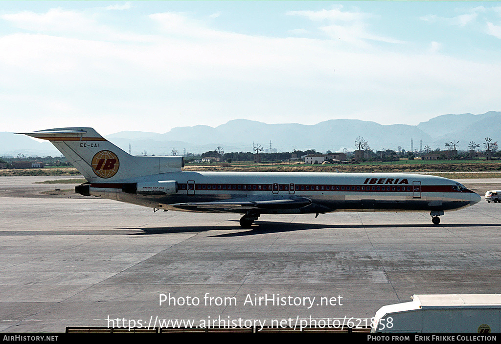 Aircraft Photo of EC-CAI | Boeing 727-256/Adv | Iberia | AirHistory.net #621858