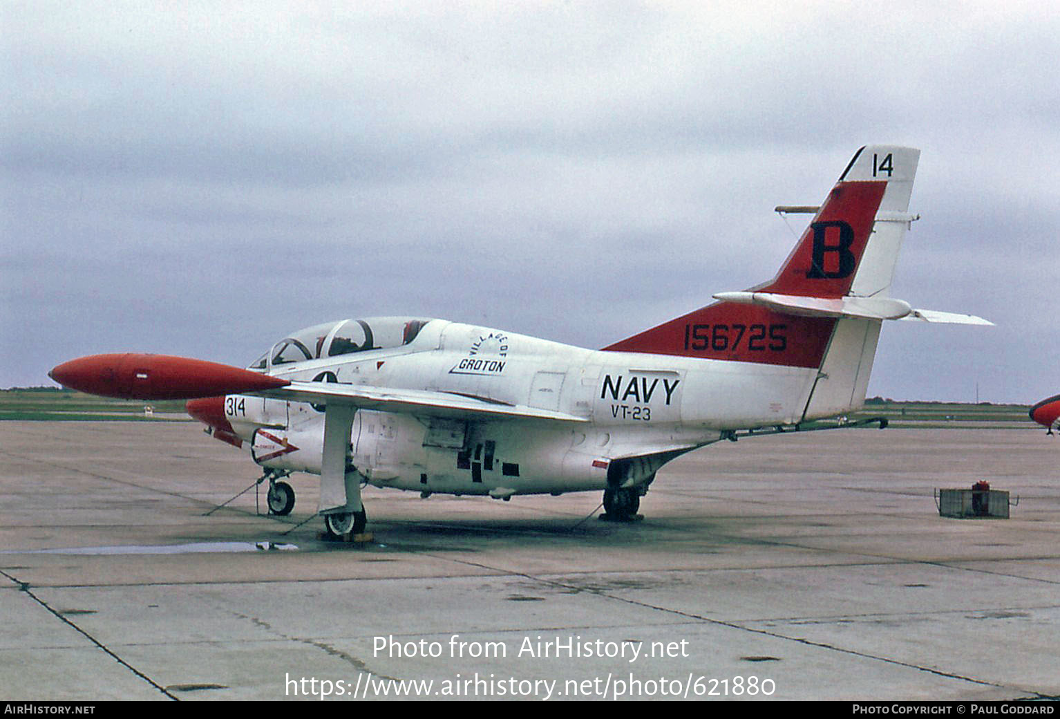 Aircraft Photo of 156725 | North American Rockwell T-2C Buckeye | USA - Navy | AirHistory.net #621880