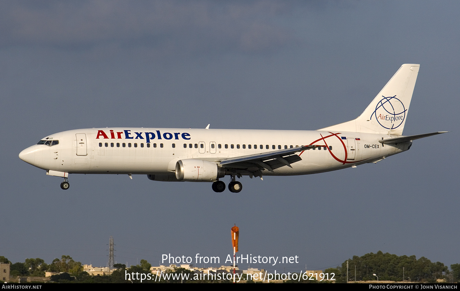 Aircraft Photo of OM-CEX | Boeing 737-436 | AirExplore - Axe | AirHistory.net #621912