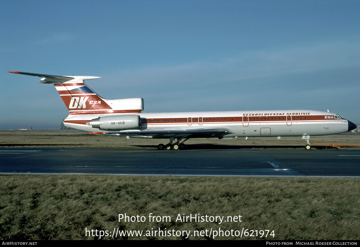 Aircraft Photo of OK-UCE | Tupolev Tu-154M | ČSA - Československé ...