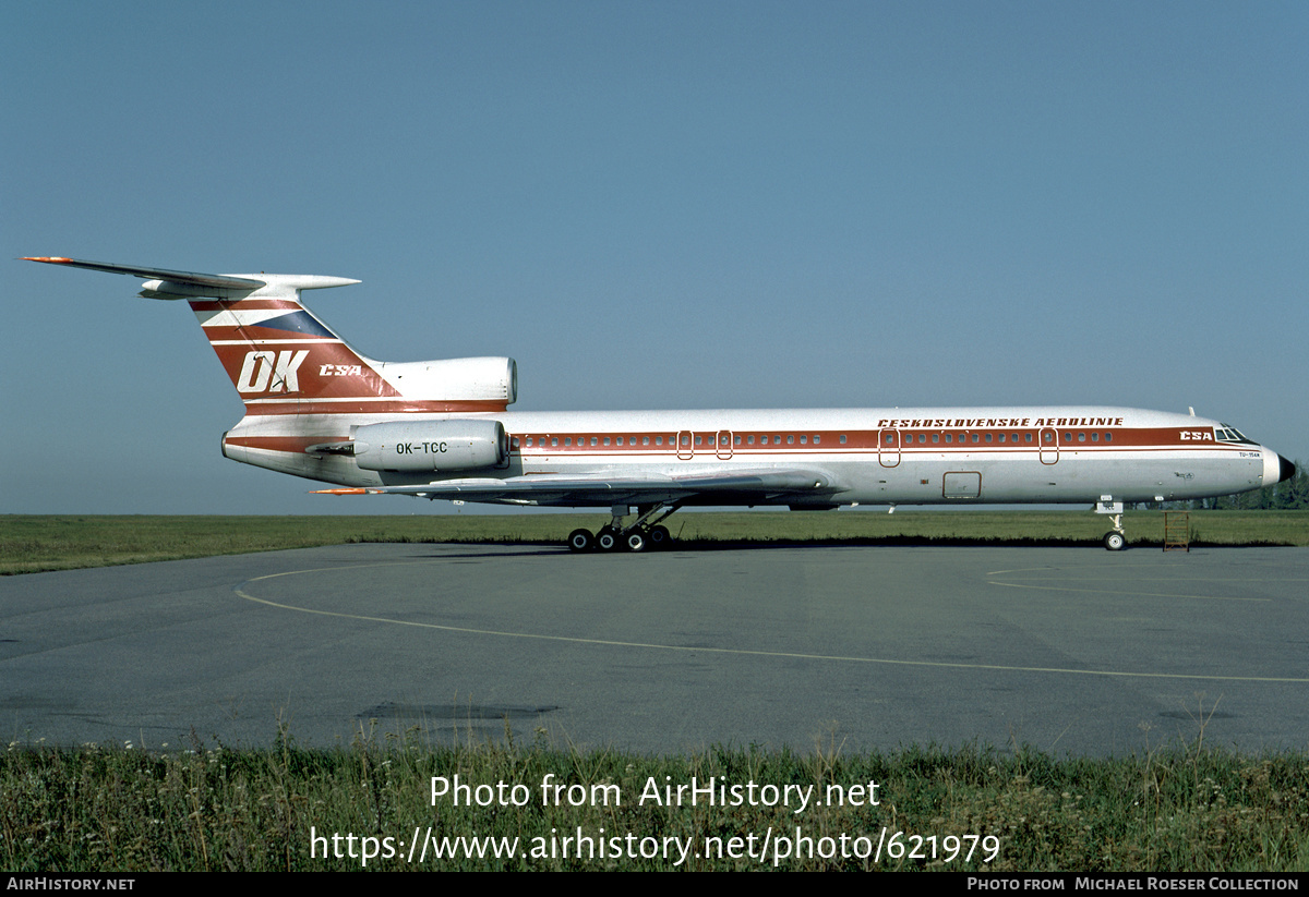 Aircraft Photo of OK-TCC | Tupolev Tu-154M | ČSA - Československé Aerolinie - Czechoslovak Airlines | AirHistory.net #621979