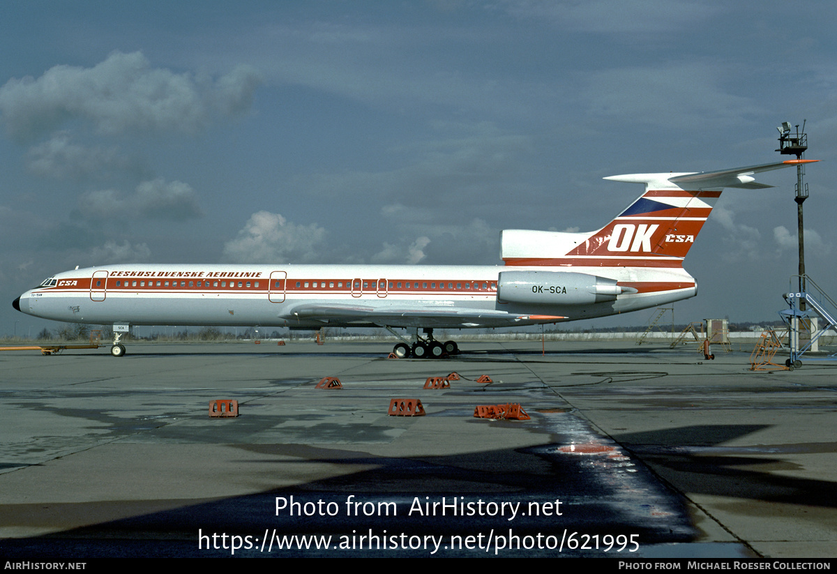 Aircraft Photo of OK-SCA | Tupolev Tu-154M | ČSA - Československé Aerolinie - Czechoslovak Airlines | AirHistory.net #621995