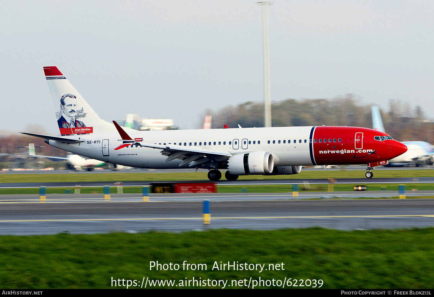 Aircraft Photo of SE-RTI | Boeing 737-8 Max 8 | Norwegian | AirHistory.net #622039