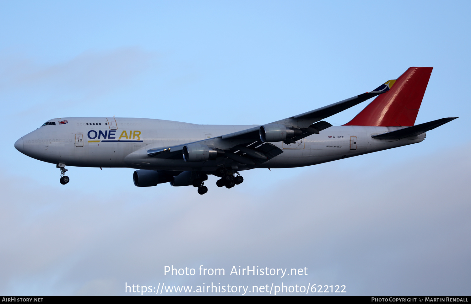 Aircraft Photo of G-ONEE | Boeing 747-433(BDSF) | One Air | AirHistory.net #622122