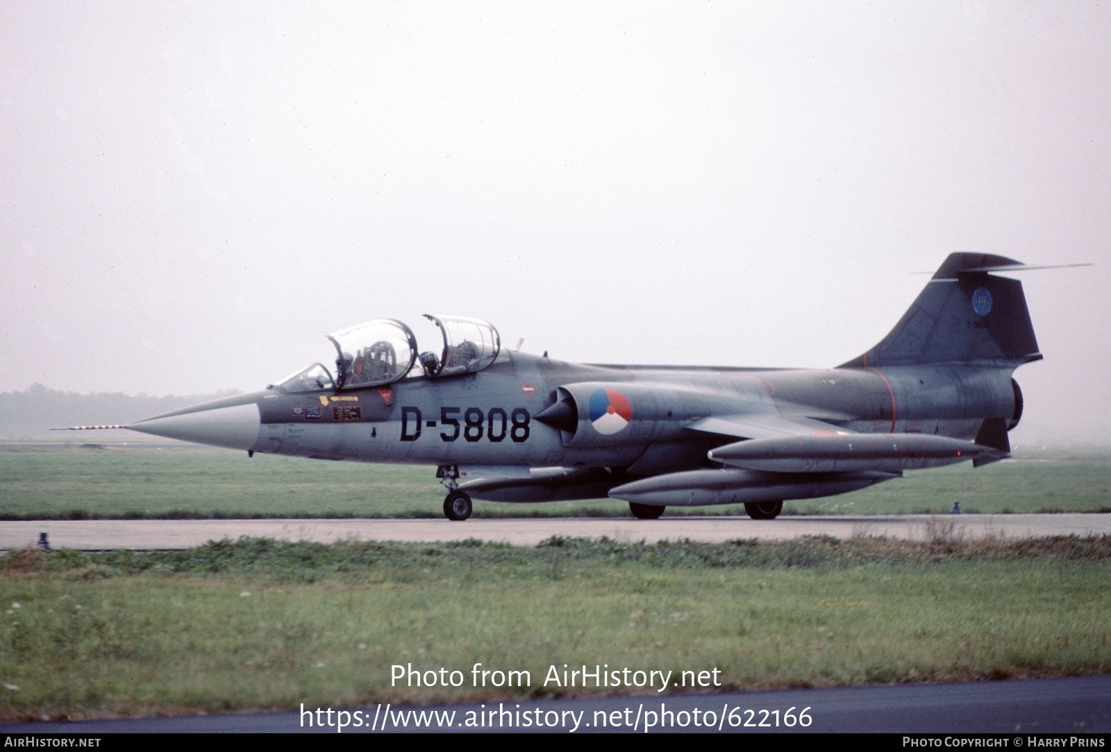 Aircraft Photo of D-5808 | Lockheed TF-104G Starfighter | Netherlands - Air Force | AirHistory.net #622166